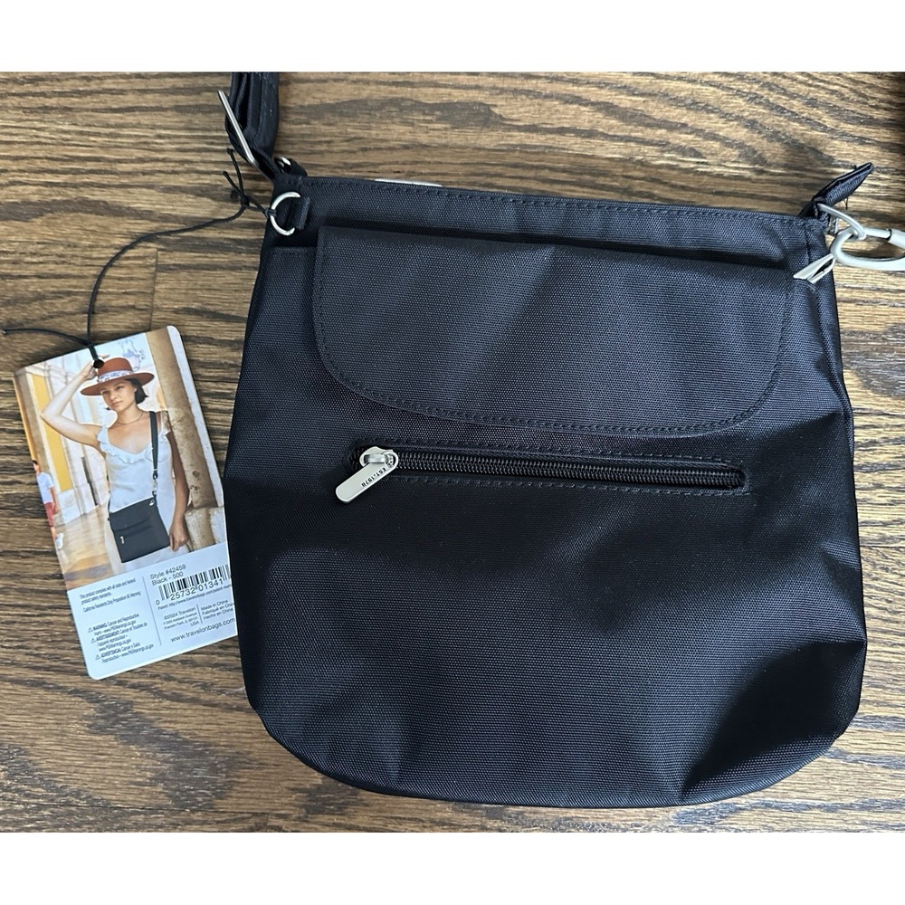 NWT Travelon Anti-Theft Classic Mini Shoulder Bag RFID Crossbody Travel Safety